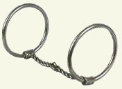 Standards Twisted-Wire, O-Ring Snaffle Bit