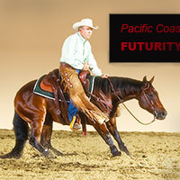 Larry Trocha at the PCCHA cutting horse futurity