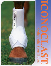 Iconoclast support boots for horses